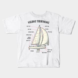 Funny Sailboat Terminology Kids T-Shirt